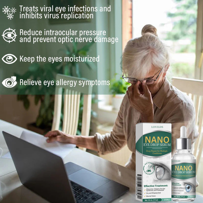 ✅LOVILDS® Nano Eye Drops Serum 👩⚕️Suitable for presbyopia, dry eye syndrome, glaucoma, and cataracts