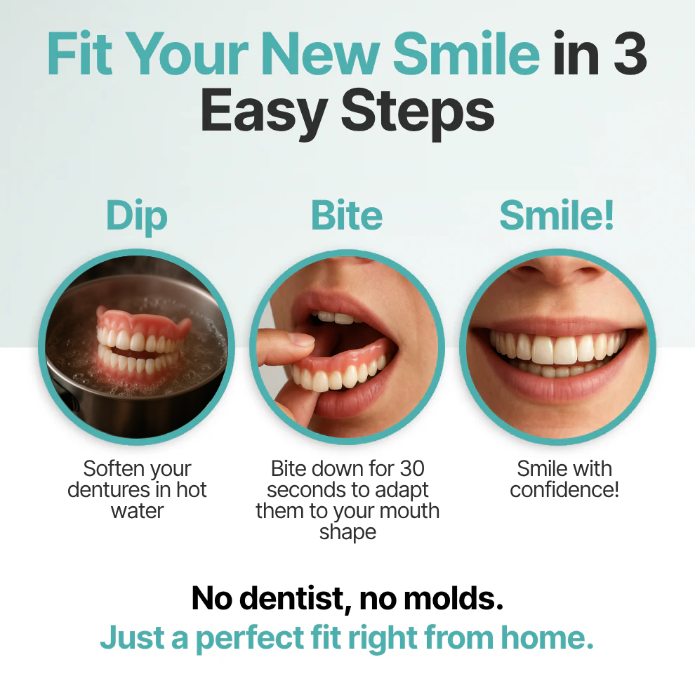 Medazy Custom-Fit Full Functional Dentures